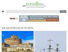 Tablet Screenshot of kupidonia.com